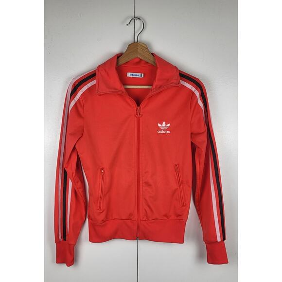 adidas Jackets & Blazers - Adidas Firebird Athletic Stripe Running Track Lightweight Jacket | Size Small